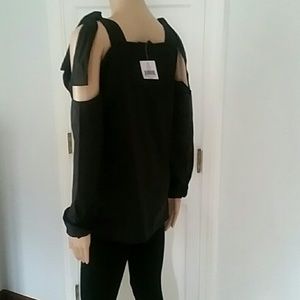 Walter Baker Deconstructed Cold Shoulder Shirt